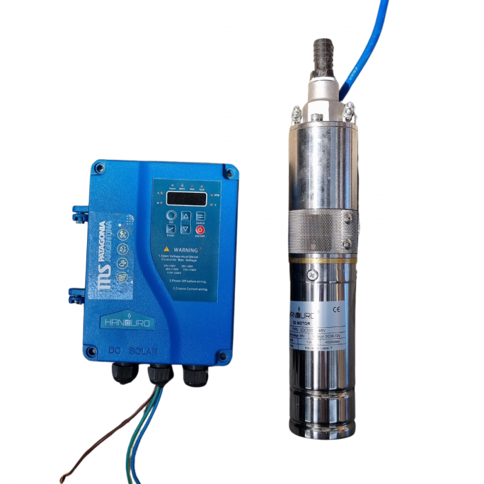 Bomba Sumergible Solar Handuro 500 W 3" Hasta 90m