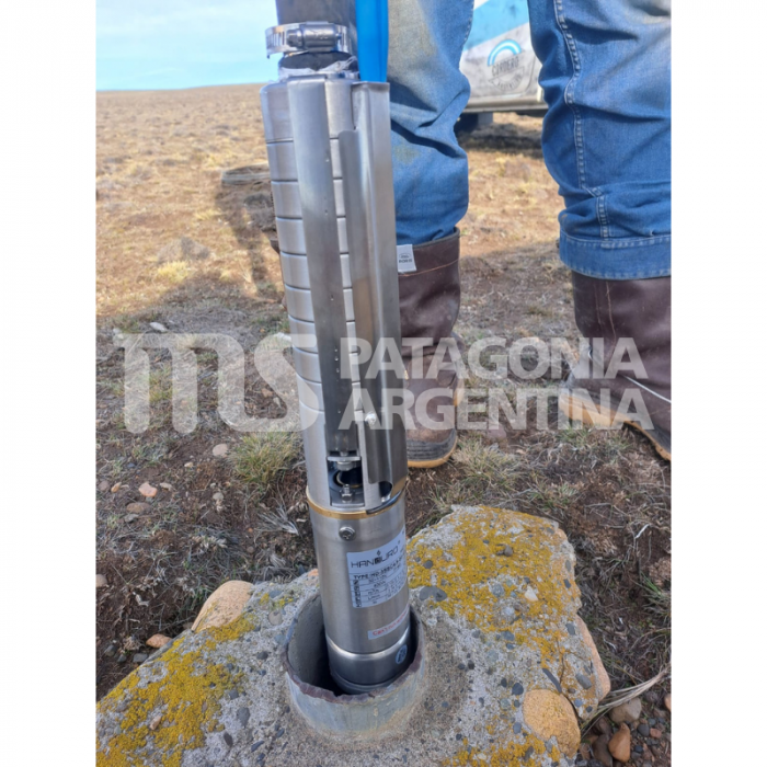 Bomba Sumergible Hibrida Solar Handuro 1100 W 3" Hasta 70m