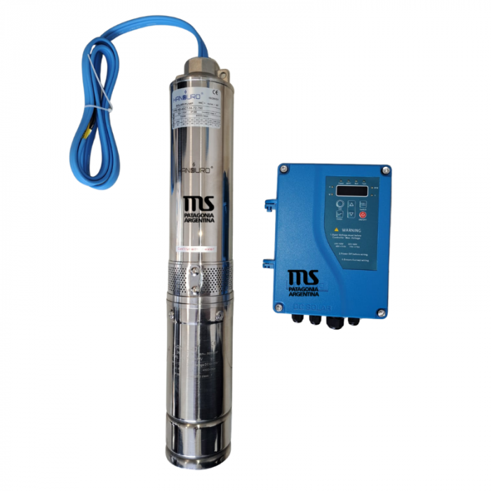 Bomba Sumergible Solar Handuro 750W 4" Hasta 60m