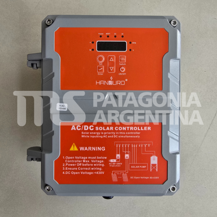 Bomba Sumergible Hibrida Solar Handuro 2200 W 4" Hasta 100m