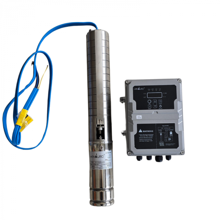 Bomba Sumergible Solar Handuro 600W 3" Hasta 60m