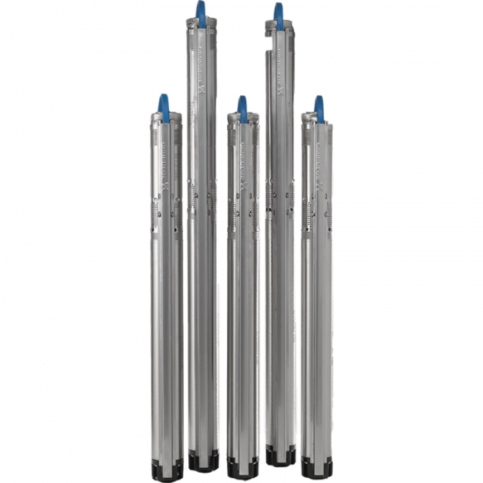 Bomba Sumergible Solar Grundfos SQF 7-4 4" 1400W - Hibrida