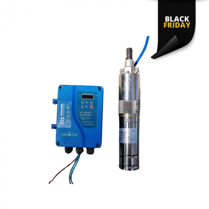 Bomba Sumergible Solar Handuro 210w 3" Hasta 50m