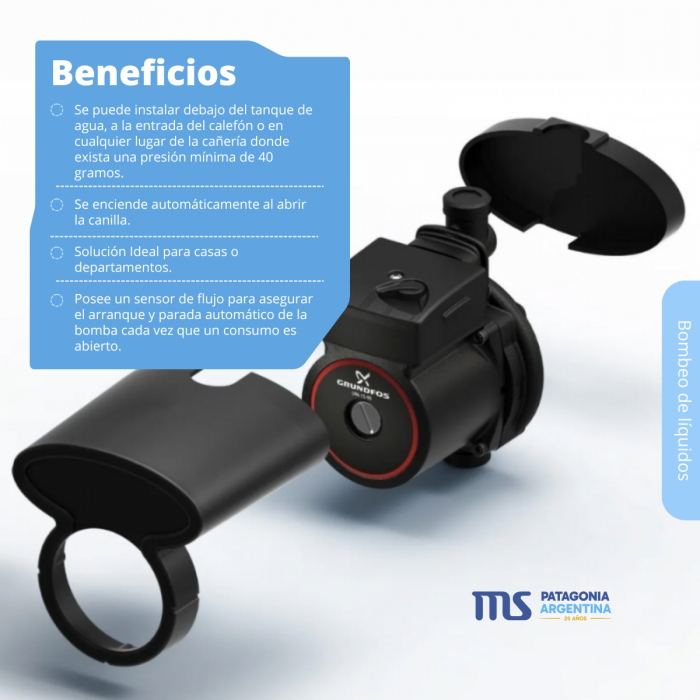 Bomba Presurizadora Grundfos Upa Black 15-90