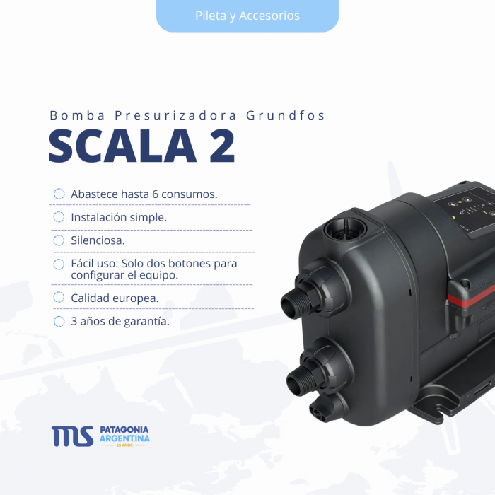 Bomba Presurizadora Grundfos Scala 2