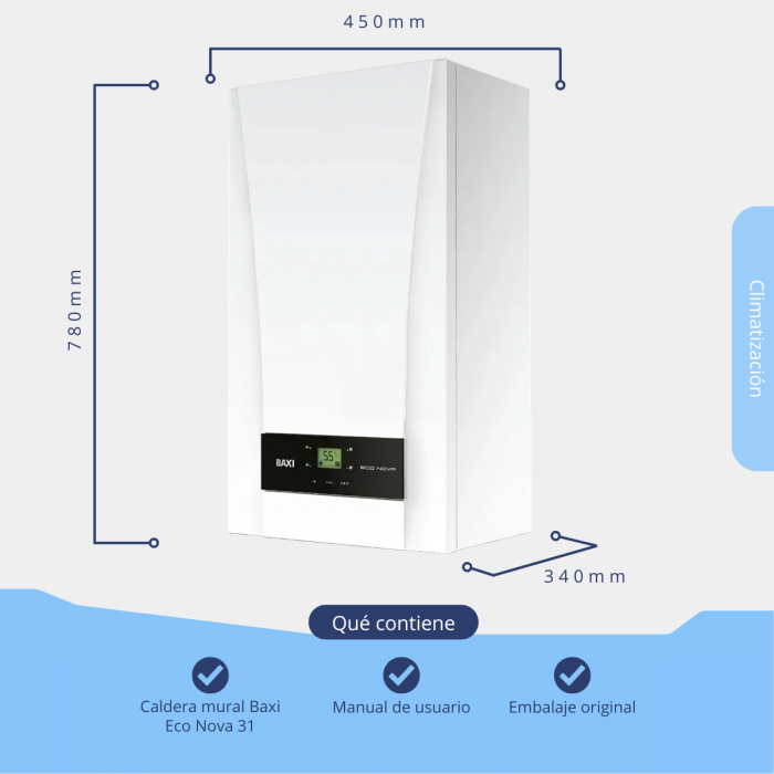 Caldera Eco Nova 31F Tiro Forzado