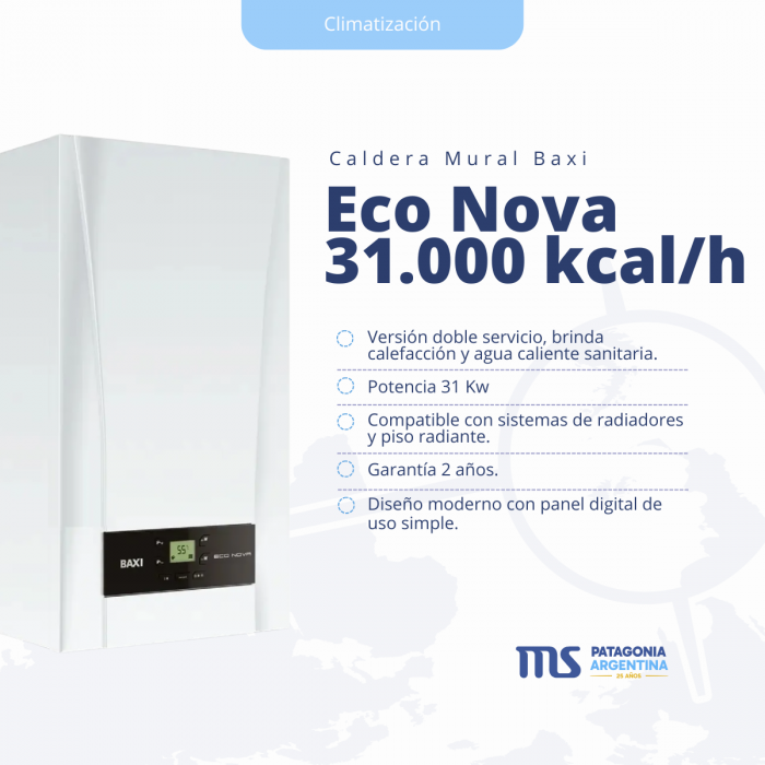 Caldera Eco Nova 31F Tiro Forzado