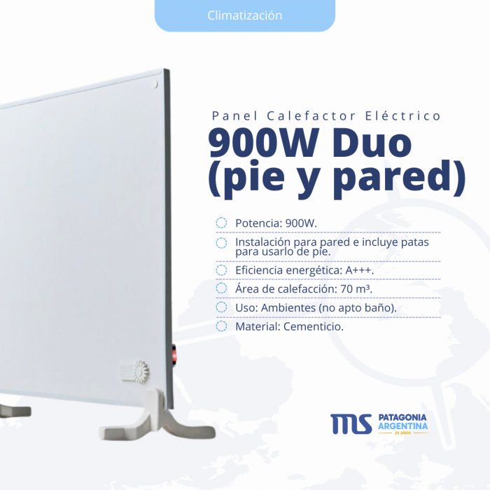 Panel Calefactor Ecosol Duo Quadrans 900w