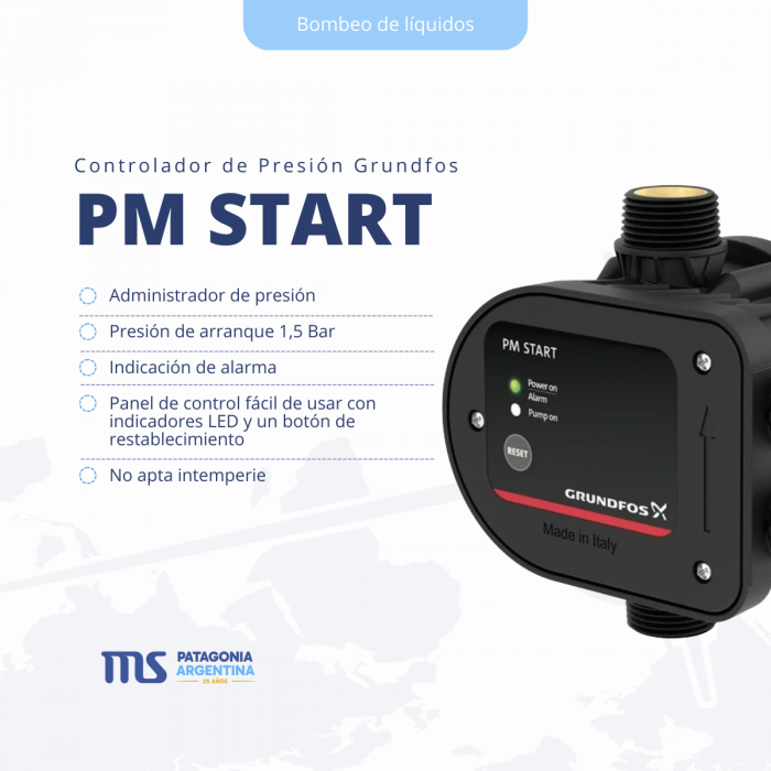 Control de presion automatico Grundfos PM Start 1.5 Bar